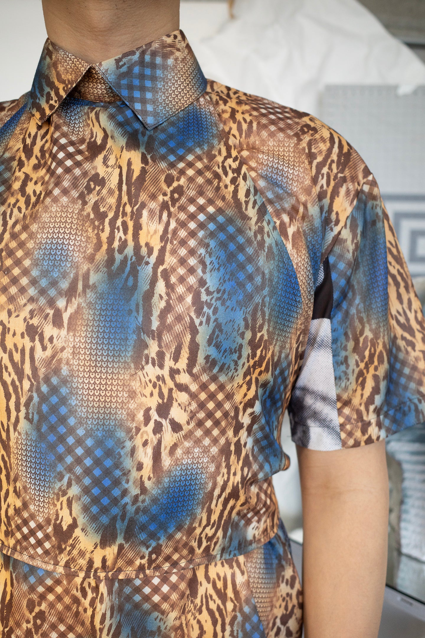 2 Part Shirt, Leopard