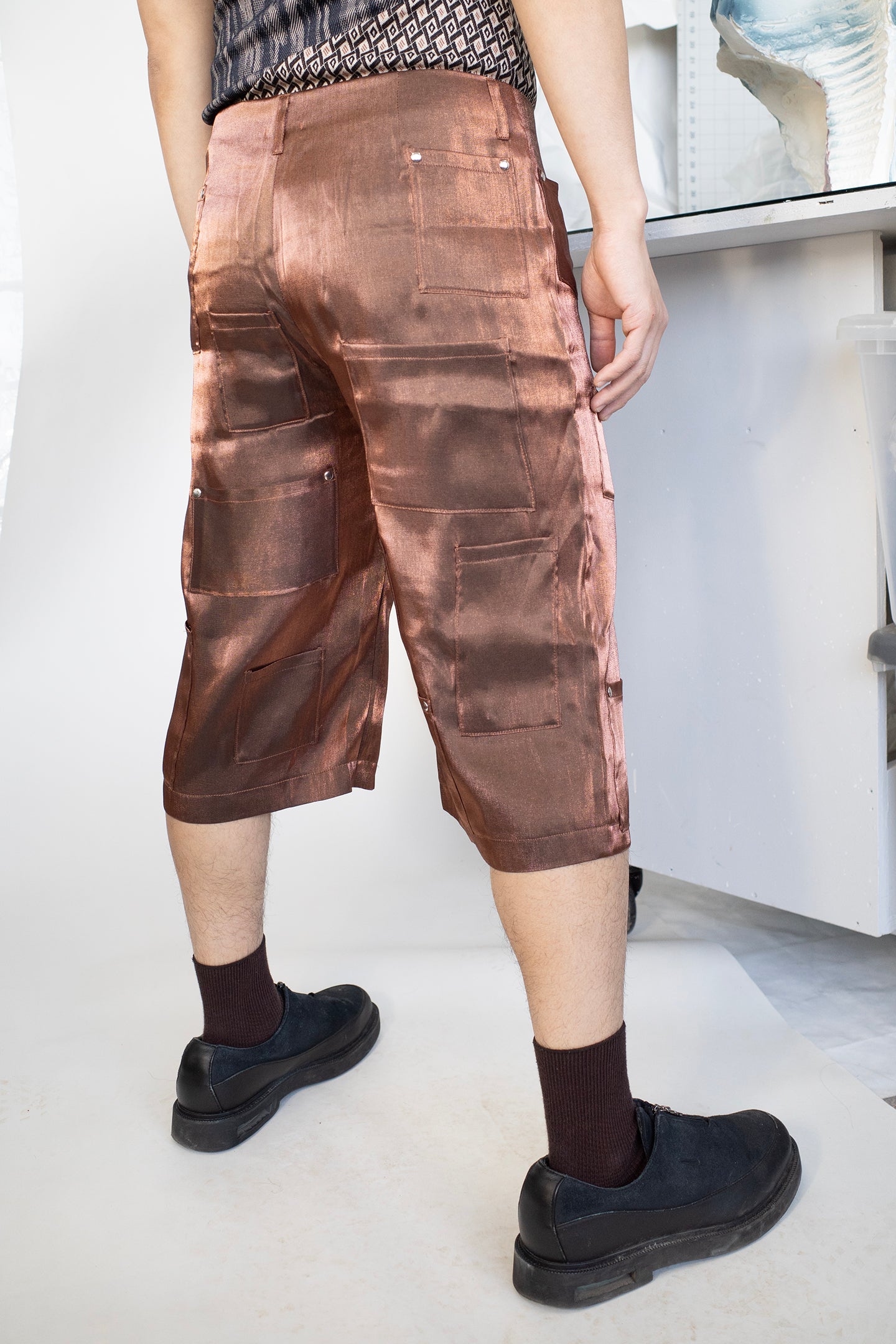 Pocket Shorts, Brown